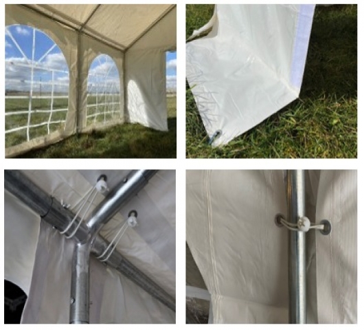 PVC PARTYTENT 3X6M ELITE 2.3 - Foto 2