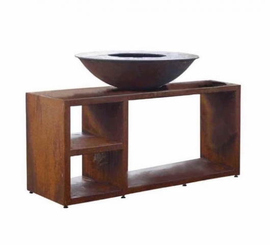 Piatto Tavolo Medium Corten - Foto 1