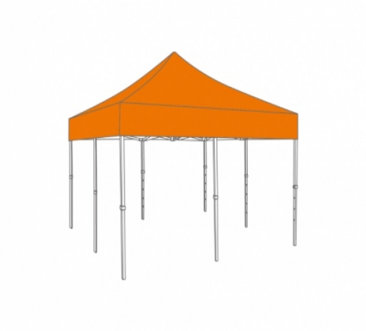 VOUWTENT ALUMINIUM FRAME MET DAKZEIL - 5X5M - POLYESTER - Foto 1